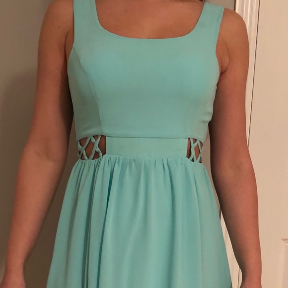 M Boutique Blue Dress - Picture 1 of 2